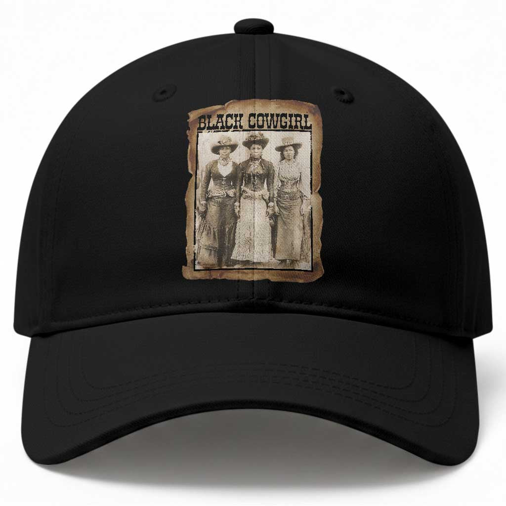 Black Cowgirl Pride Baseball Cap Western Black History Month Gift