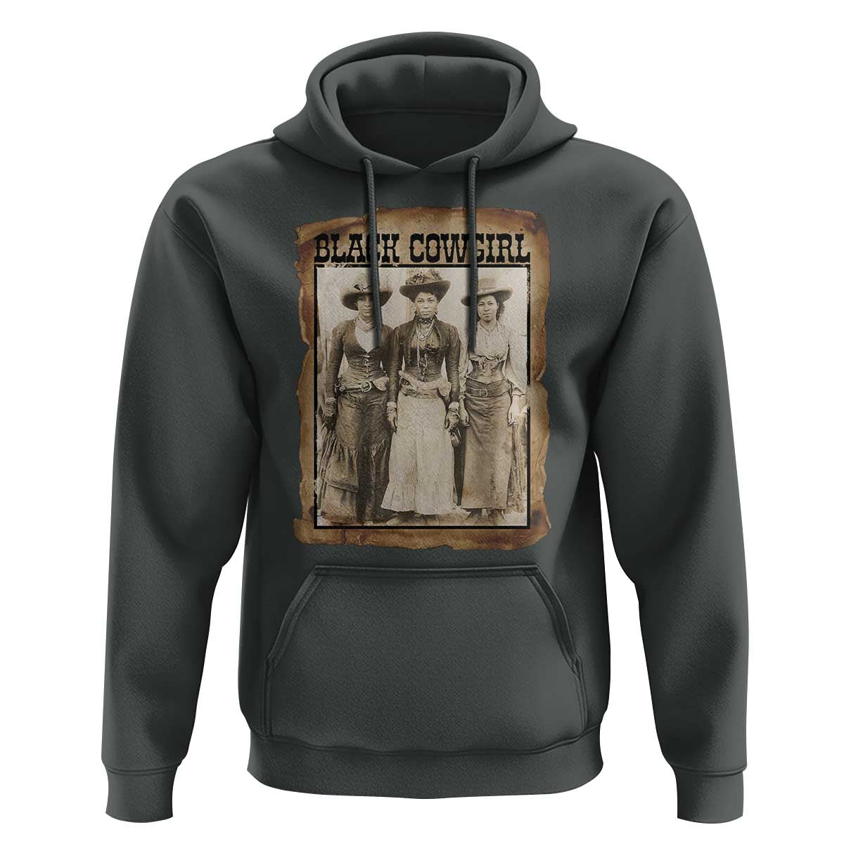 Black Cowgirl Pride Hoodie Western Black History Month Gift - Wonder Print Shop