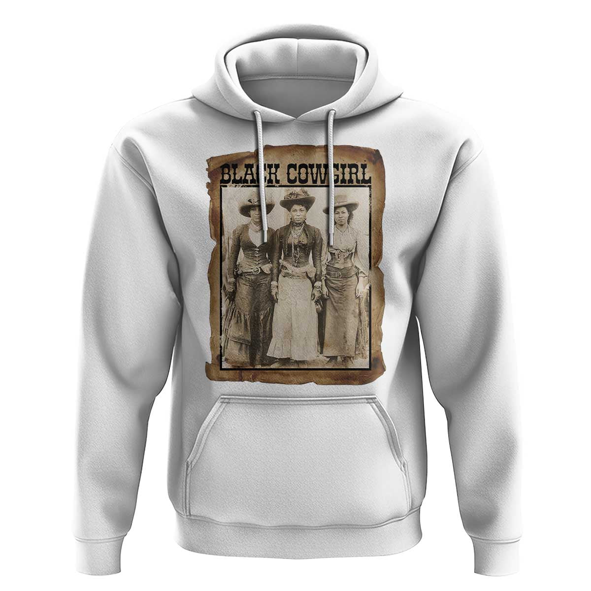 Black Cowgirl Pride Hoodie Western Black History Month Gift - Wonder Print Shop