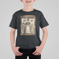 Black Cowgirl Pride T Shirt For Kid Western Black History Month Gift - Wonder Print Shop