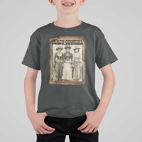 Black Cowgirl Pride T Shirt For Kid Western Black History Month Gift - Wonder Print Shop