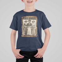 Black Cowgirl Pride T Shirt For Kid Western Black History Month Gift - Wonder Print Shop