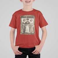 Black Cowgirl Pride T Shirt For Kid Western Black History Month Gift - Wonder Print Shop