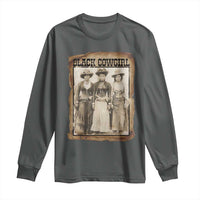 Black Cowgirl Pride Long Sleeve Shirt Western Black History Month Gift - Wonder Print Shop