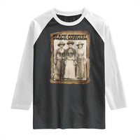 Black Cowgirl Pride Raglan Shirt Western Black History Month Gift - Wonder Print Shop