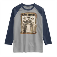 Black Cowgirl Pride Raglan Shirt Western Black History Month Gift - Wonder Print Shop