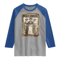 Black Cowgirl Pride Raglan Shirt Western Black History Month Gift - Wonder Print Shop