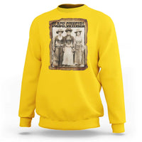 Black Cowgirl Pride Sweatshirt Western Black History Month Gift - Wonder Print Shop