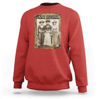 Black Cowgirl Pride Sweatshirt Western Black History Month Gift - Wonder Print Shop