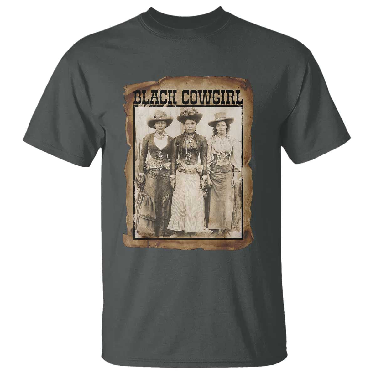 Black Cowgirl Pride T Shirt Western Black History Month Gift - Wonder Print Shop