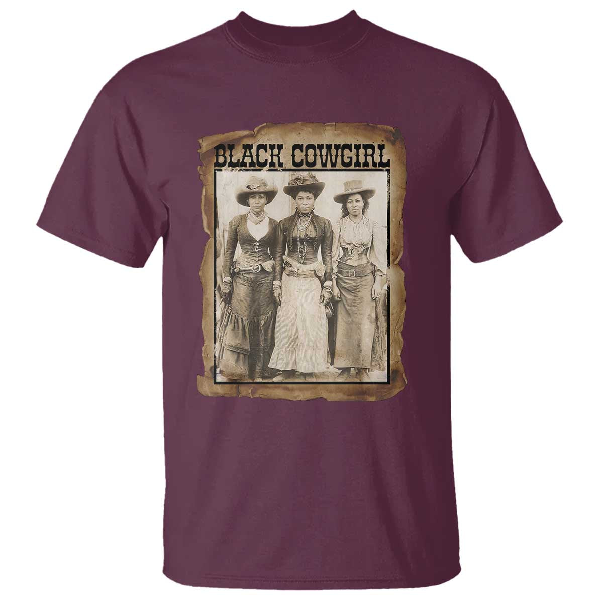 Black Cowgirl Pride T Shirt Western Black History Month Gift - Wonder Print Shop