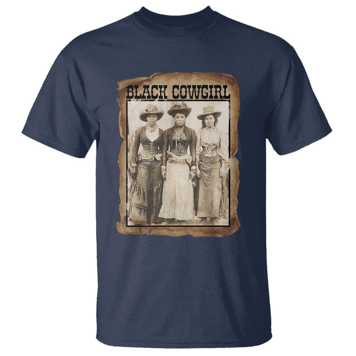 Black Cowgirl Pride T Shirt Western Black History Month Gift - Wonder Print Shop