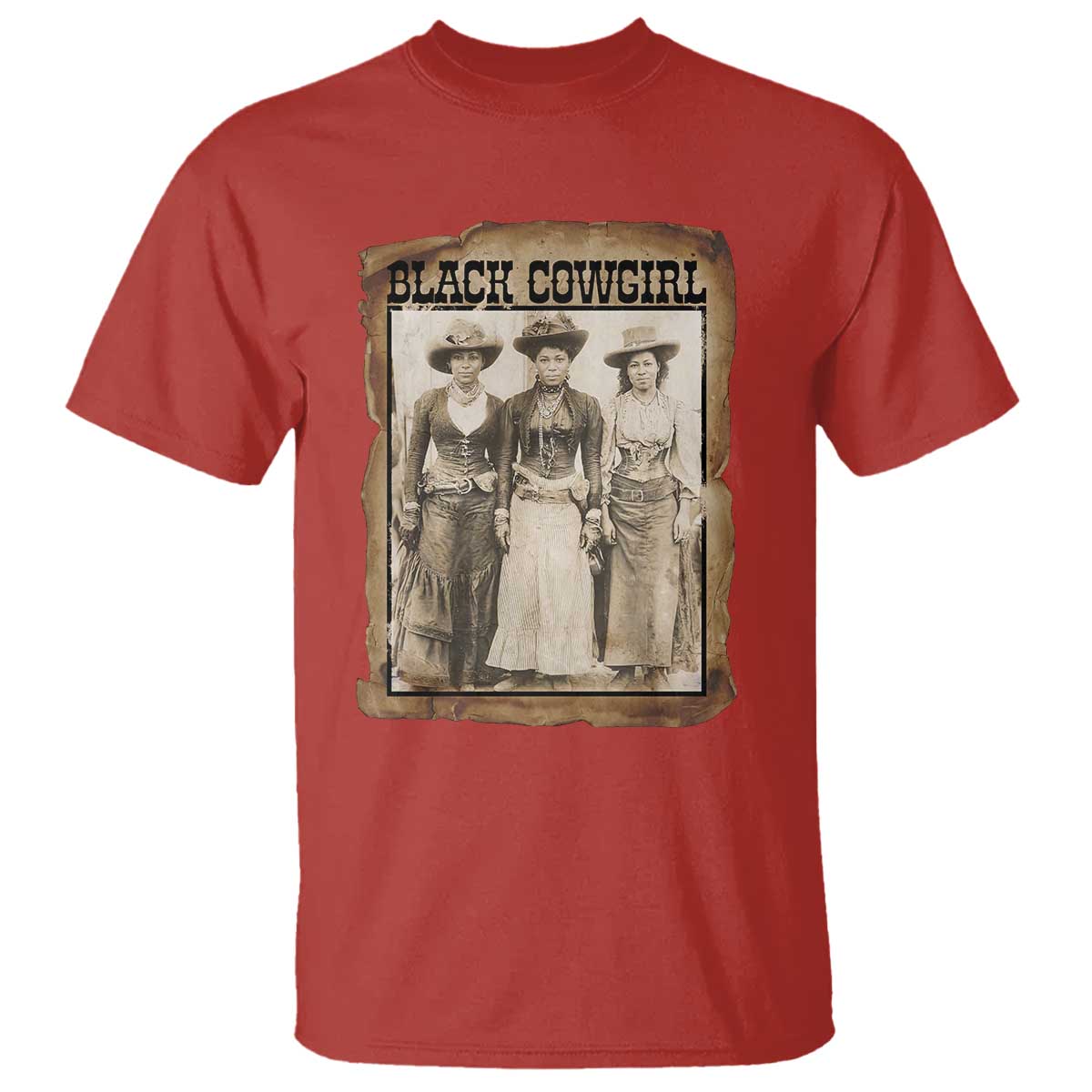 Black Cowgirl Pride T Shirt Western Black History Month Gift - Wonder Print Shop