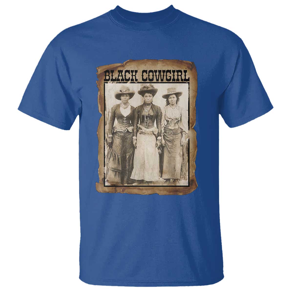 Black Cowgirl Pride T Shirt Western Black History Month Gift - Wonder Print Shop