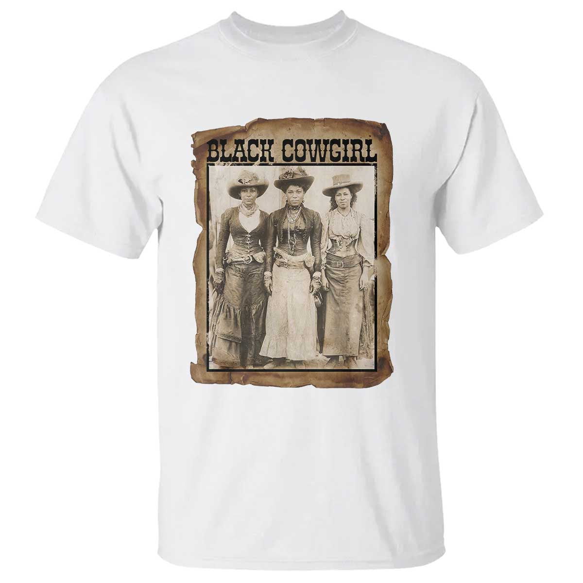 Black Cowgirl Pride T Shirt Western Black History Month Gift - Wonder Print Shop