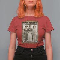 Black Cowgirl Pride T Shirt For Women Western Black History Month Gift - Wonder Print Shop