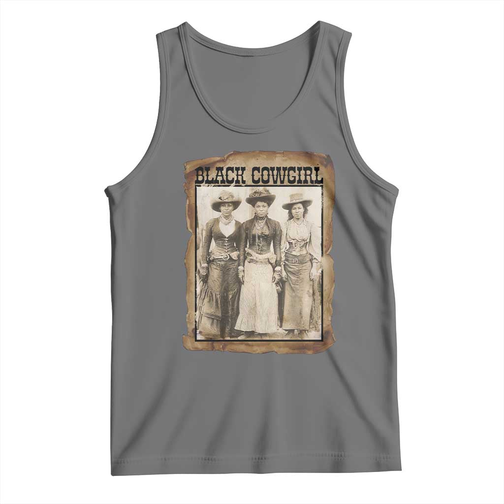 Black Cowgirl Pride Tank Top Western Black History Month Gift - Wonder Print Shop