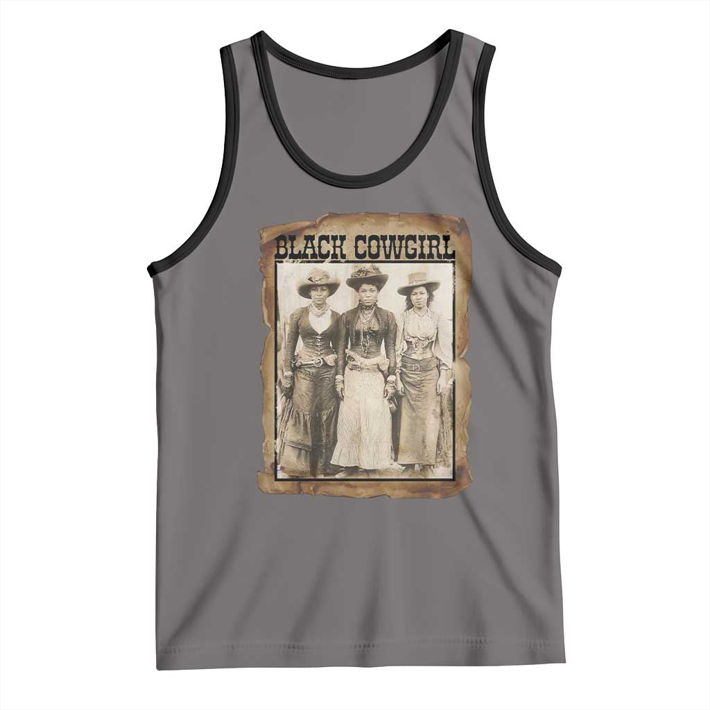 Black Cowgirl Pride Tank Top Western Black History Month Gift - Wonder Print Shop