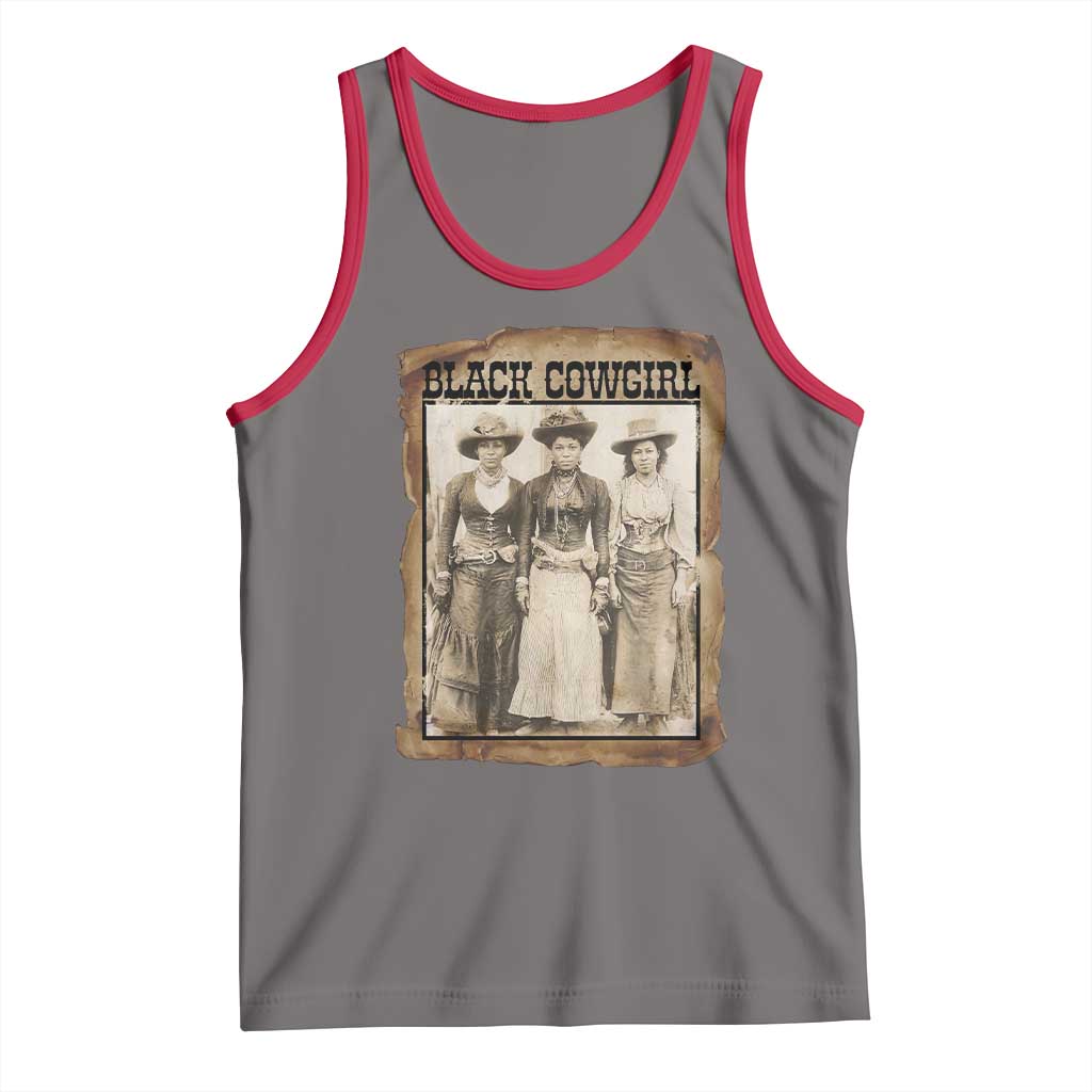 Black Cowgirl Pride Tank Top Western Black History Month Gift - Wonder Print Shop