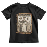 Black Cowgirl Pride Toddler T Shirt Western Black History Month Gift - Wonder Print Shop
