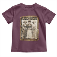 Black Cowgirl Pride Toddler T Shirt Western Black History Month Gift - Wonder Print Shop