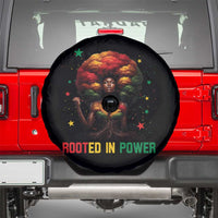 Melanin Queen Rooted In Power Spare Tire Cover African American Afro Tree Of Life - Wonder Print Shop