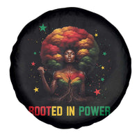 Melanin Queen Rooted In Power Spare Tire Cover African American Afro Tree Of Life - Wonder Print Shop