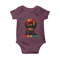 Melanin Queen Rooted In Power Baby Onesie African American Afro Tree Of Life - Wonder Print Shop