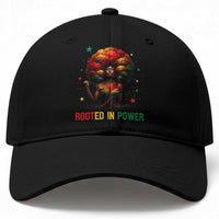 Melanin Queen Rooted In Power Baseball Cap African American Afro Tree Of Life