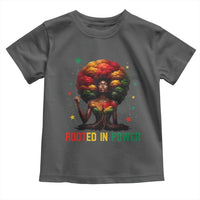 Melanin Queen Rooted In Power Toddler T Shirt African American Afro Tree Of Life - Wonder Print Shop