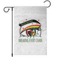 Breaking Every Chain Garden Flag Black History Month Freedom Gift - Wonder Print Shop