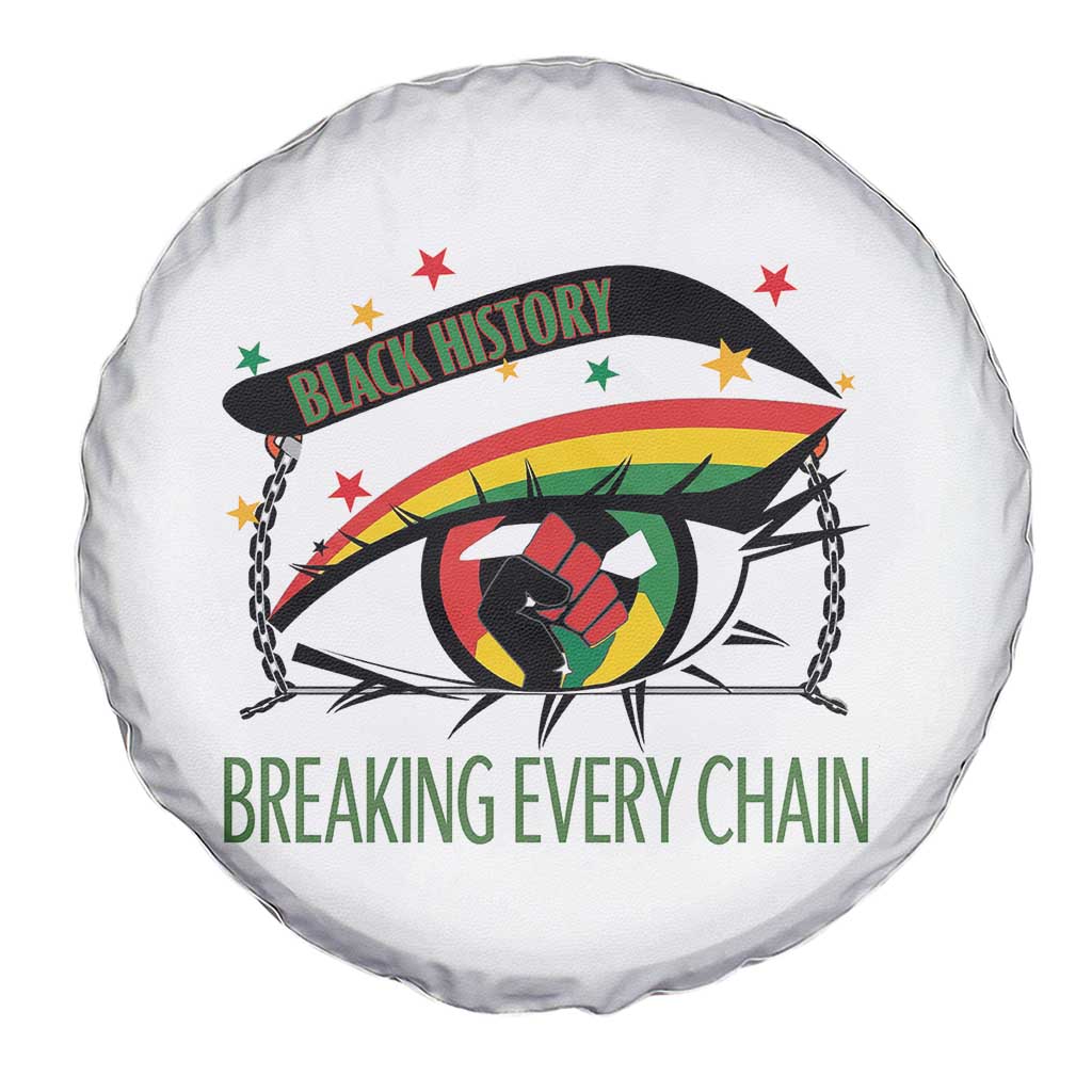 Breaking Every Chain Spare Tire Cover Black History Month Freedom Gift - Wonder Print Shop