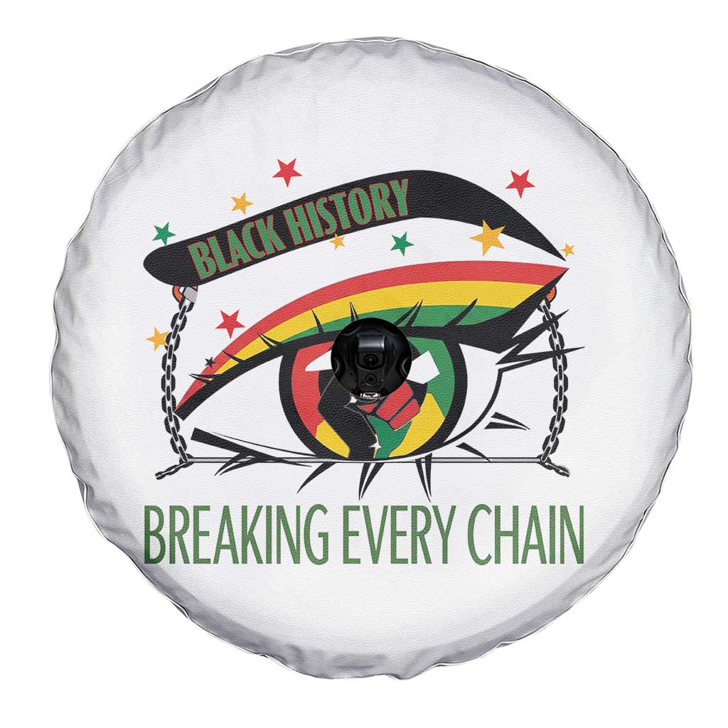 Breaking Every Chain Spare Tire Cover Black History Month Freedom Gift - Wonder Print Shop