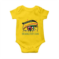 Breaking Every Chain Baby Onesie Black History Month Freedom Gift - Wonder Print Shop