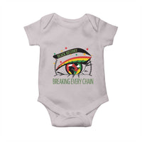 Breaking Every Chain Baby Onesie Black History Month Freedom Gift - Wonder Print Shop