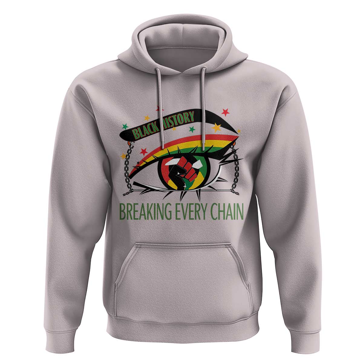Breaking Every Chain Hoodie Black History Month Freedom Gift - Wonder Print Shop