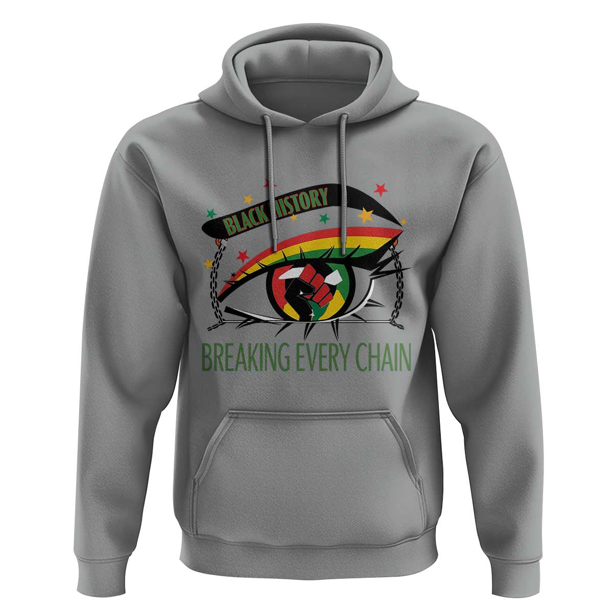 Breaking Every Chain Hoodie Black History Month Freedom Gift - Wonder Print Shop