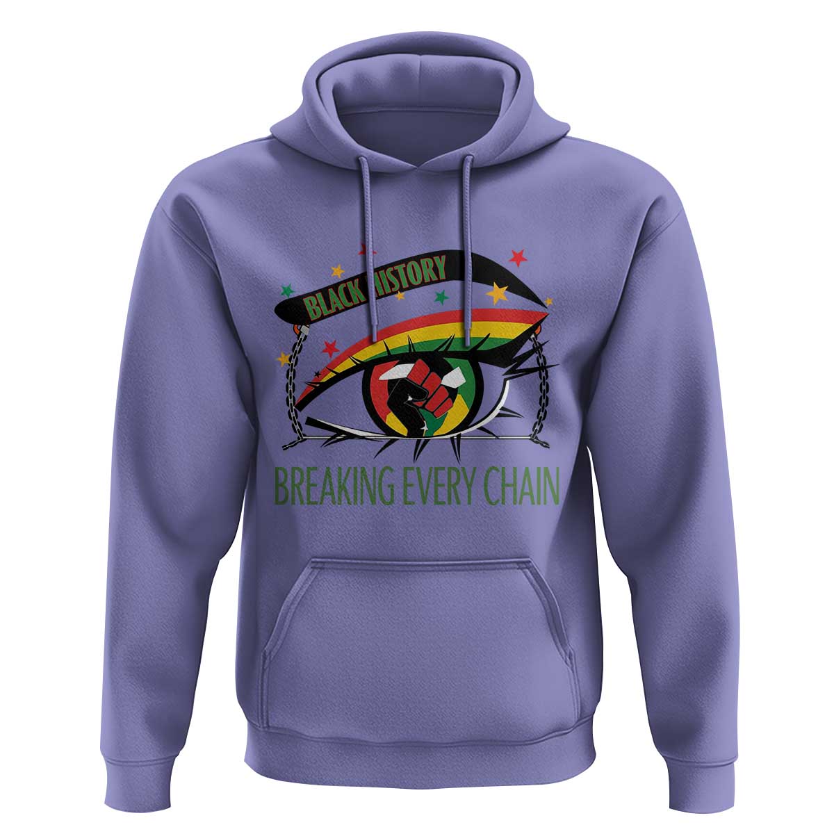 Breaking Every Chain Hoodie Black History Month Freedom Gift - Wonder Print Shop
