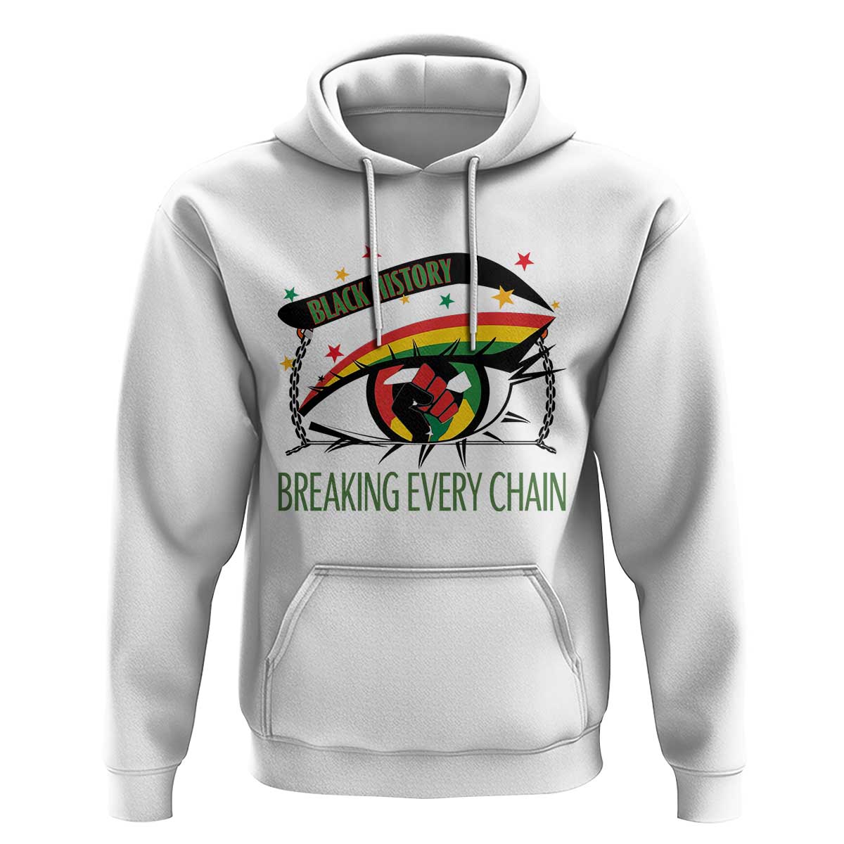 Breaking Every Chain Hoodie Black History Month Freedom Gift - Wonder Print Shop