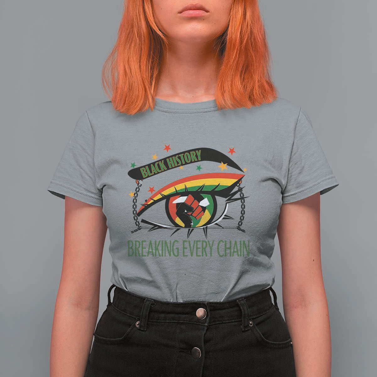 Breaking Every Chain T Shirt For Women Black History Month Freedom Gift - Wonder Print Shop
