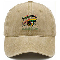 Breaking Every Chain Washed Cotton Baseball Cap Black History Month Freedom Gift