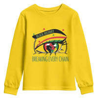 Breaking Every Chain Youth Sweatshirt Black History Month Freedom Gift - Wonder Print Shop