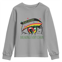 Breaking Every Chain Youth Sweatshirt Black History Month Freedom Gift - Wonder Print Shop