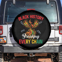 Phoenix Rising Breaking Every Chain Spare Tire Cover Black History Month Freedom Gift - Wonder Print Shop
