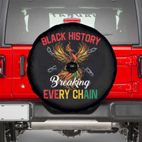 Phoenix Rising Breaking Every Chain Spare Tire Cover Black History Month Freedom Gift - Wonder Print Shop