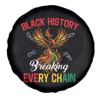 Phoenix Rising Breaking Every Chain Spare Tire Cover Black History Month Freedom Gift - Wonder Print Shop