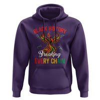 Phoenix Rising Breaking Every Chain Hoodie Black History Month Freedom Gift - Wonder Print Shop
