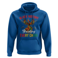 Phoenix Rising Breaking Every Chain Hoodie Black History Month Freedom Gift - Wonder Print Shop