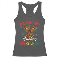 Phoenix Rising Breaking Every Chain Racerback Tank Top Black History Month Freedom Gift - Wonder Print Shop