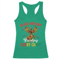 Phoenix Rising Breaking Every Chain Racerback Tank Top Black History Month Freedom Gift - Wonder Print Shop